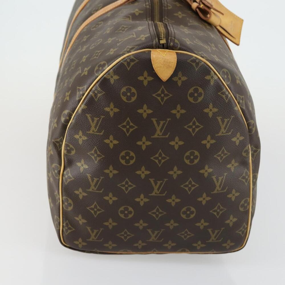 LOUIS VUITTON Monogram Keepall 55 Boston Bag M41424 LV Auth 156198 - Picture 4 of 16